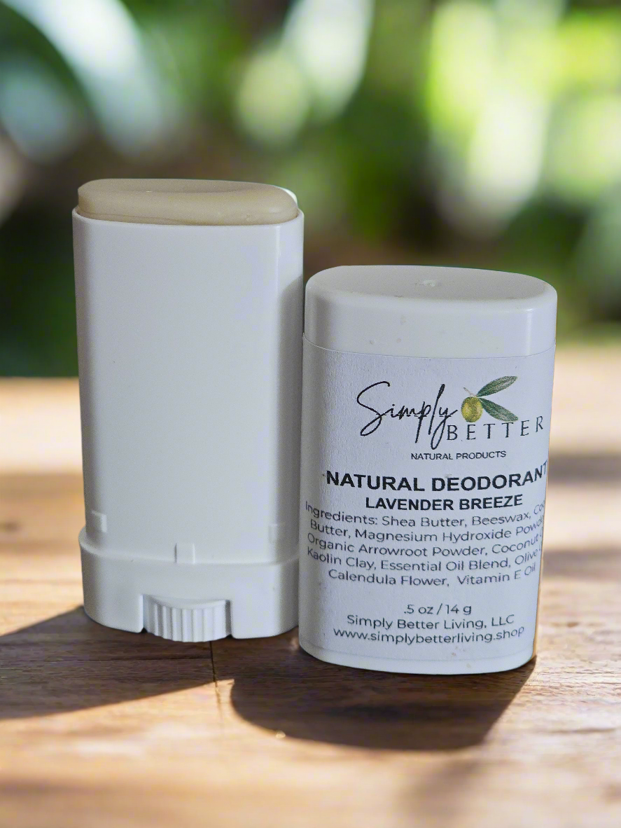 **Improved Formula ** Natural Deodorant - Lavende and Jasmine (0.5 Travel Size)