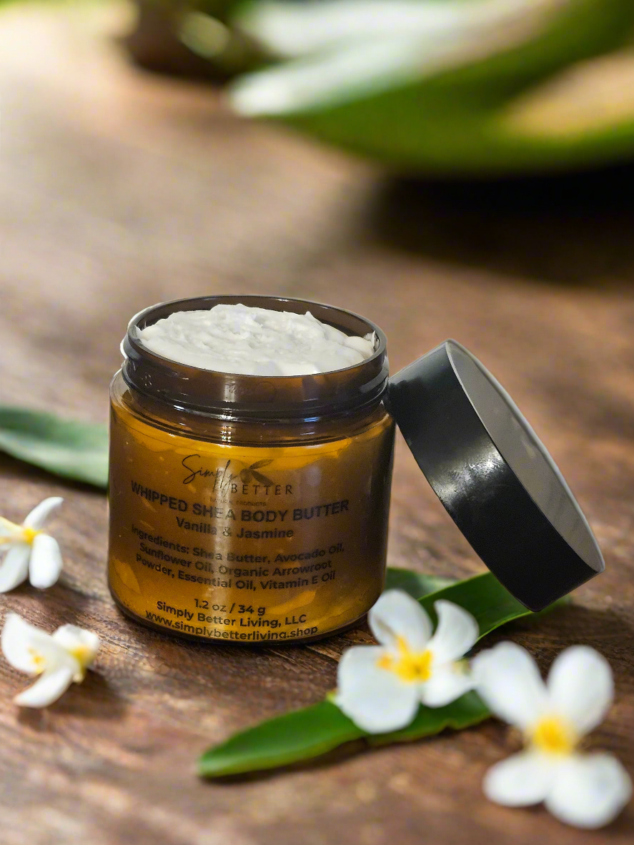 **Best Seller** Whipped Body Butter - Vanilla + Jasmine 1.2 oz
