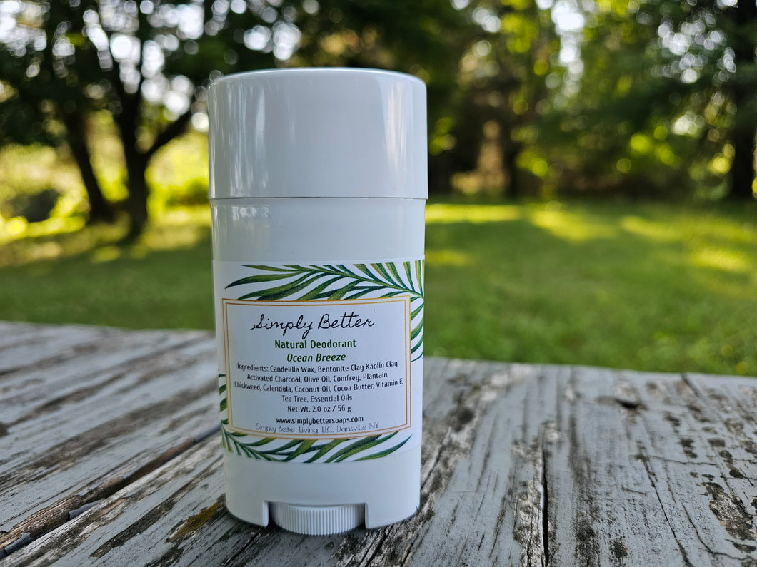 Natural Deodorant - Ocean Breeze 2.0oz