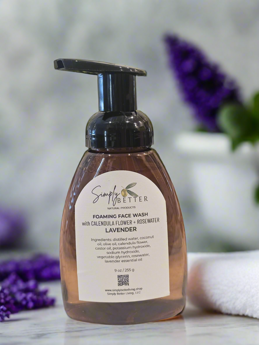 Lavender Foaming Face Wash 9 oz