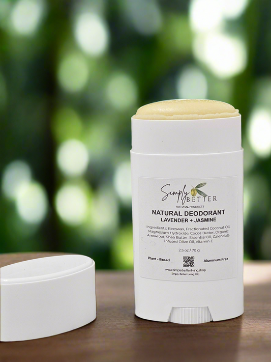 ✨️Improved Formula✨️ Lavender and Jasmine Natural Deodorant 2.5oz