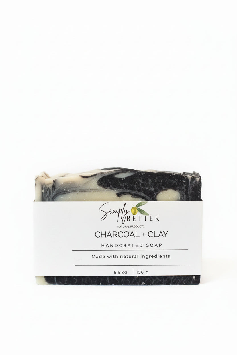 Charcoal + Clay Soap