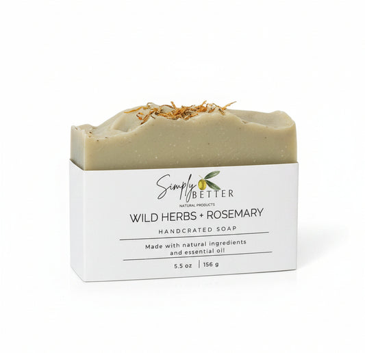 Wild Herbs + Rosemary Soap