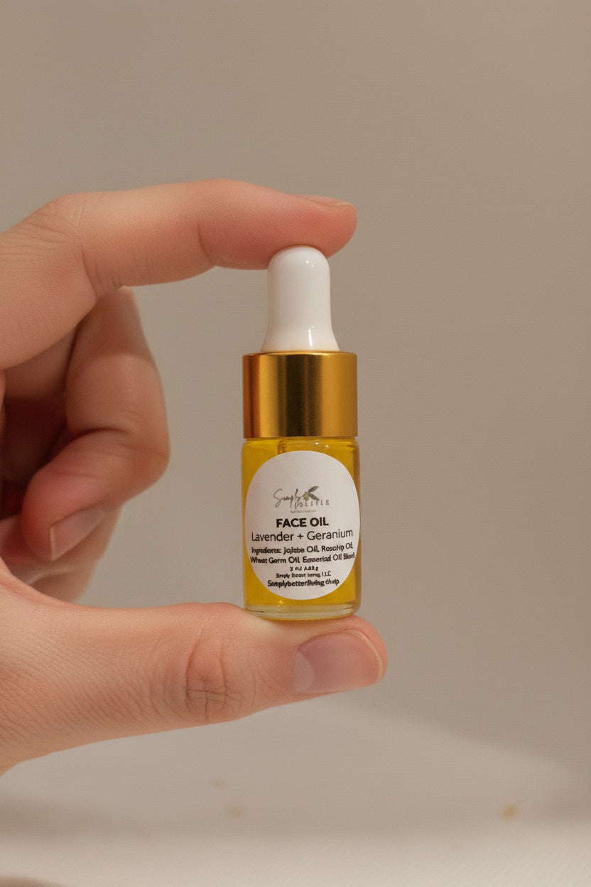 Lavender + Geranium .1oz (mini travel size/Sampler)