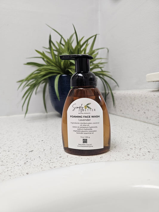 Calendula + Rosewater  Foaming Face Wash (Lavender)